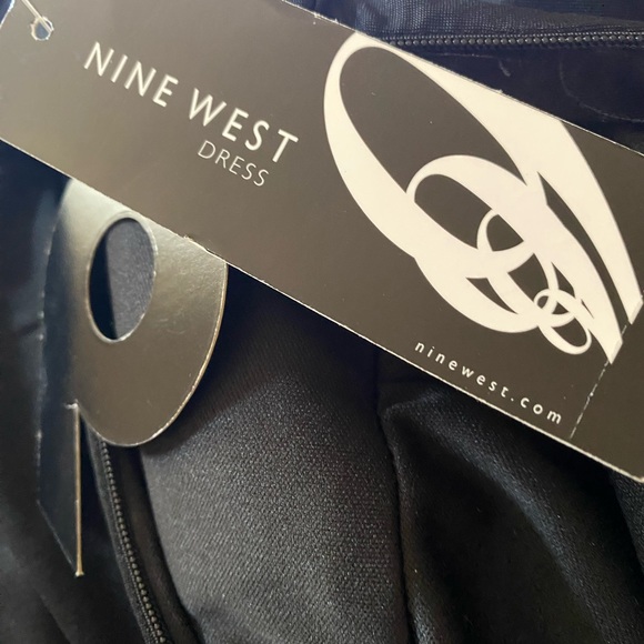 Nine West Draped Mini Dress-Spaghetti Straps - Picture 4 of 11